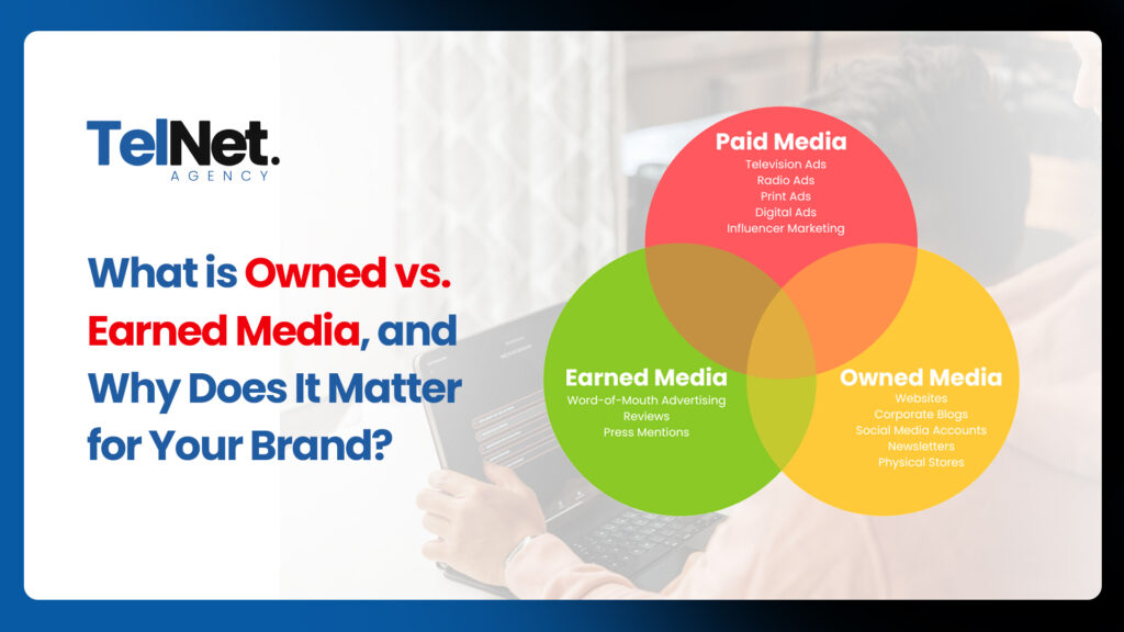 What is owned vs earned media.